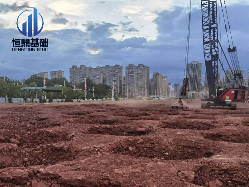 赣州中心城区快速路工程-沙河大道项目强夯地基工程